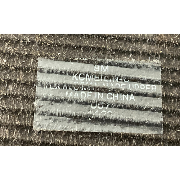 Calvin Klein Platform Flip Flop Shoes Womens Size 8M Brown Monogram CK Sandals - Picture 8 of 8